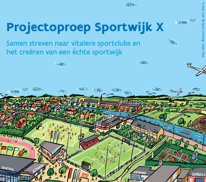 Sportwijk X -Tekening van een sportieve wijk